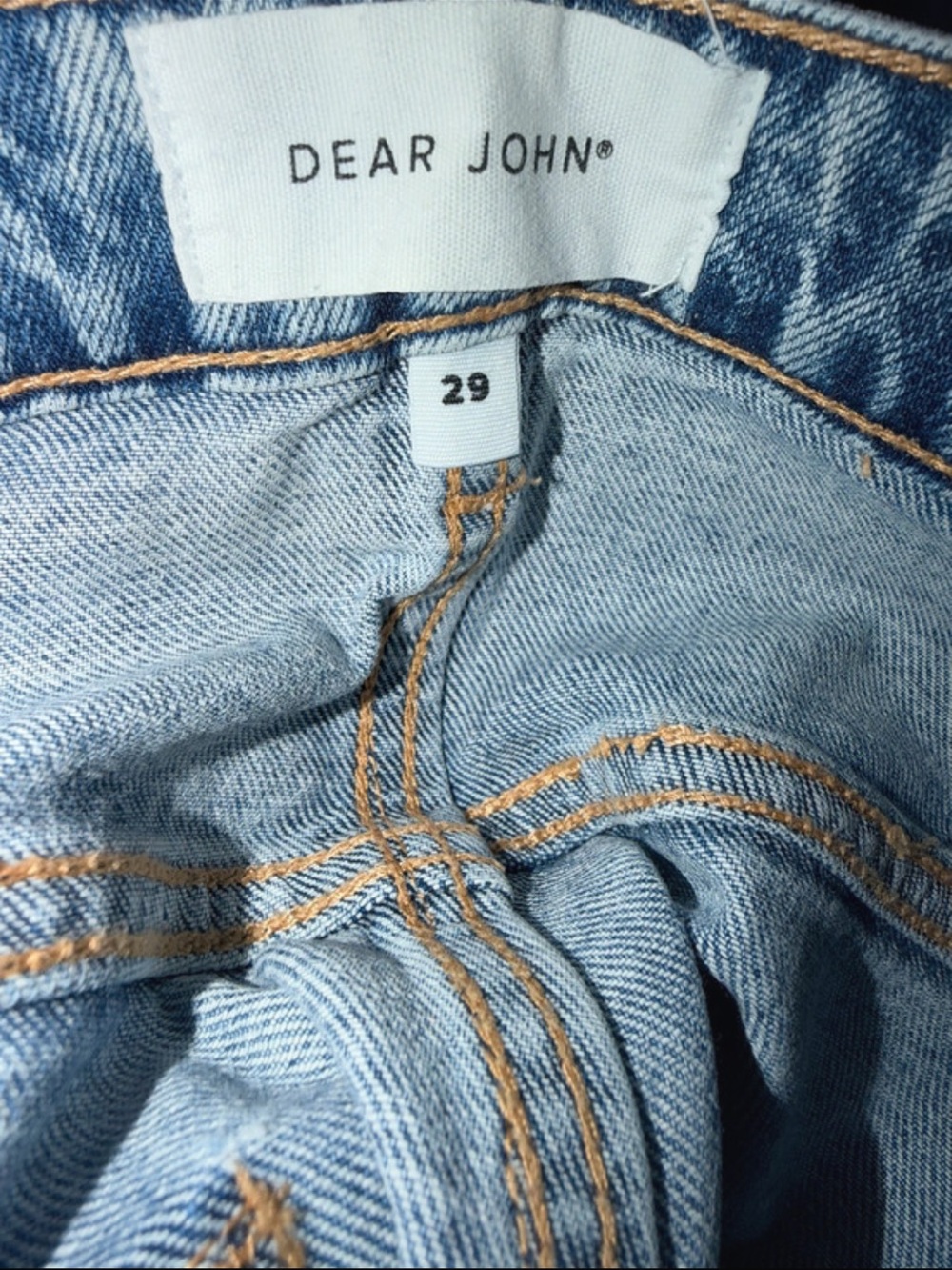 Dear John Size 29 Riverton Light Wash Straight Leg Jeans - Picture 9 of 11